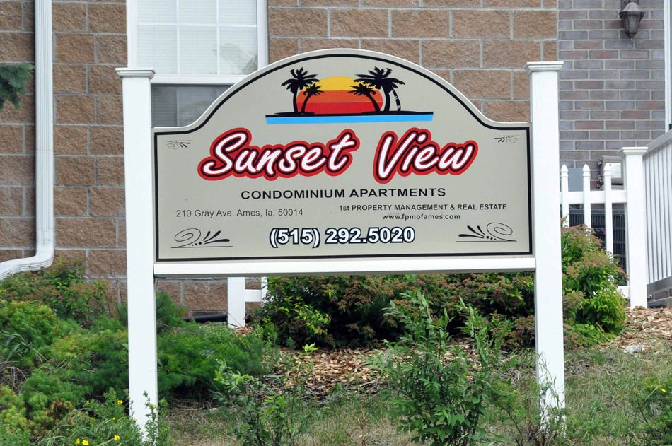 Sunset View Exterior Sign